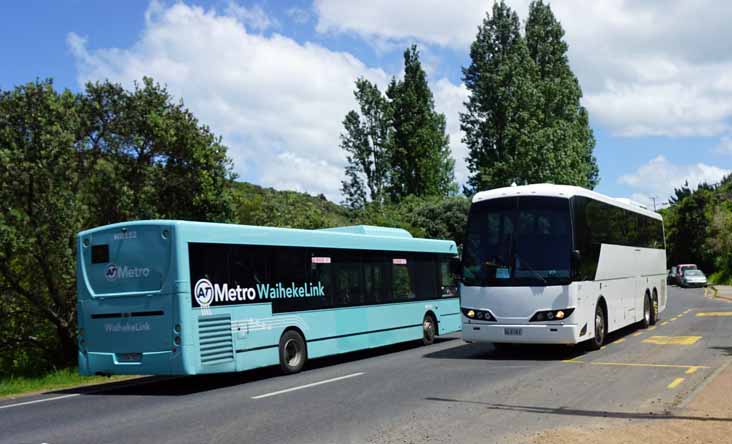 Waiheke Island ADL Enviro200 Kiwi WB152 & Scania K124EB AB Denning Galaxy 251